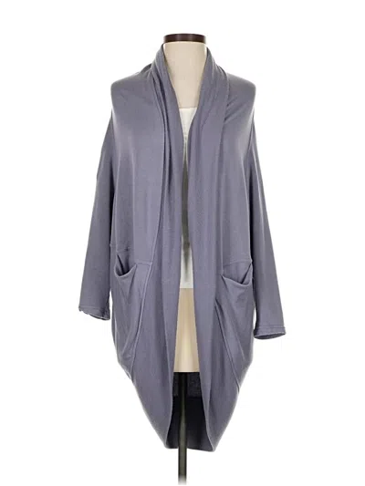 Pre-owned Athleta Cardigan Sweater In Gray