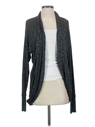 Pre-owned Athleta Cardigan Sweater In Gray