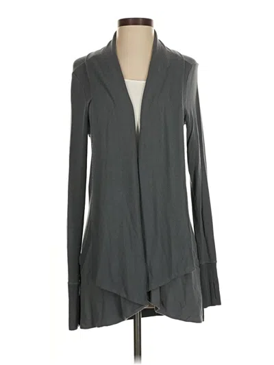 Pre-owned Athleta Cardigan Sweater In Gray