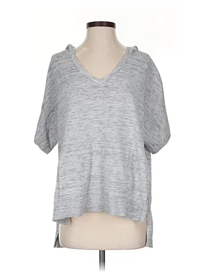 Pre-owned Athleta Cardigan Sweater In Gray