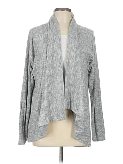 Pre-owned Athleta Cardigan Sweater In Gray