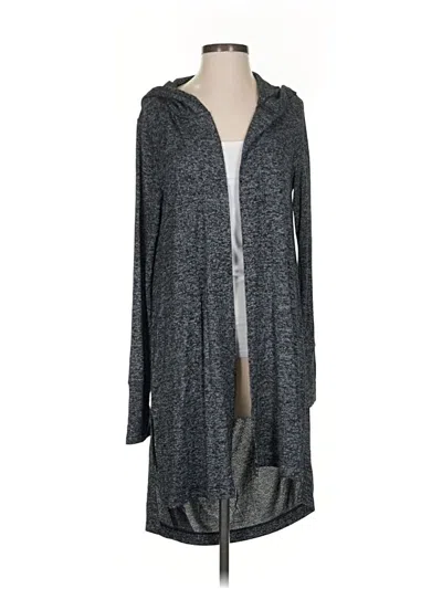Pre-owned Athleta Cardigan Sweater In Gray