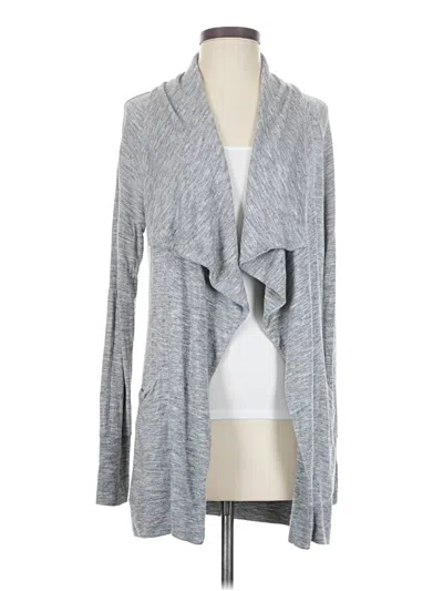 Pre-owned Athleta Cardigan Sweater In Gray
