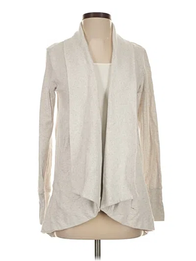 Pre-owned Athleta Cardigan Sweater In Gray