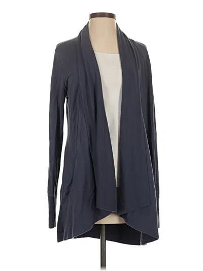 Pre-owned Athleta Cardigan Sweater In Gray