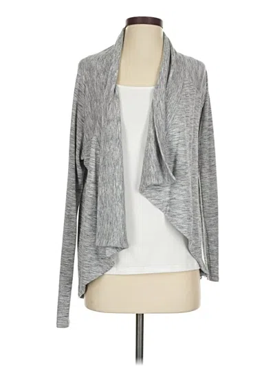 Pre-owned Athleta Cardigan Sweater In Gray