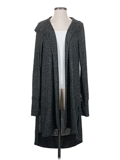 Pre-owned Athleta Cardigan Sweater In Gray