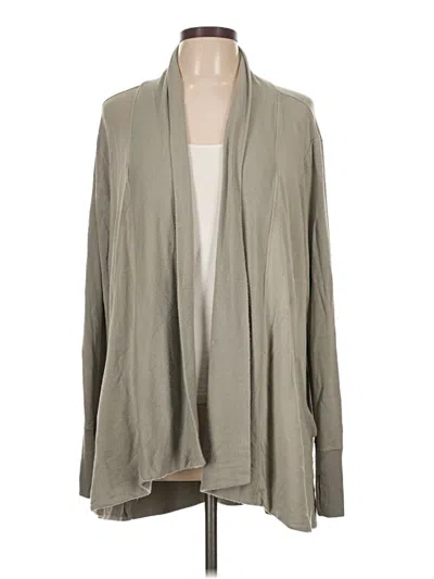 Pre-owned Athleta Cardigan Sweater In Gray