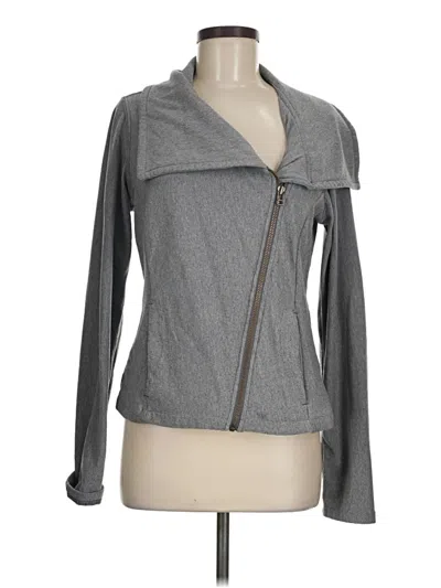 Pre-owned Athleta Cardigan Sweater In Gray
