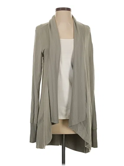 Pre-owned Athleta Cardigan Sweater In Gray