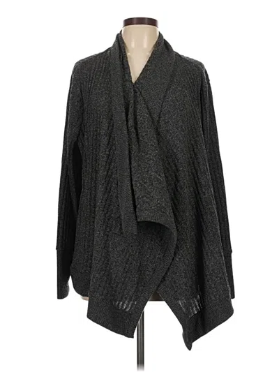 Pre-owned Athleta Cardigan Sweater In Gray