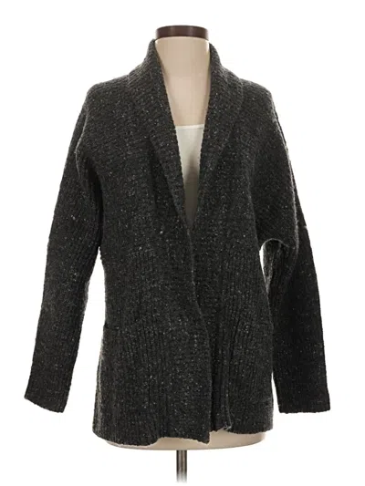 Pre-owned Athleta Cardigan Sweater In Gray