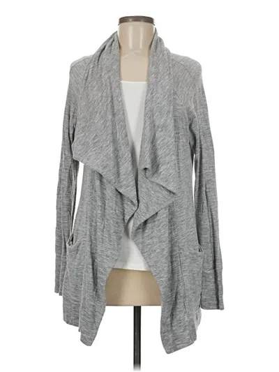 Pre-owned Athleta Cardigan Sweater In Gray