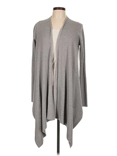 Pre-owned Athleta Cardigan Sweater In Gray