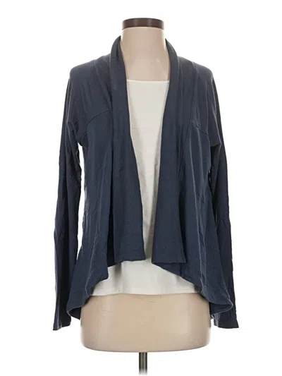 Pre-owned Athleta Cardigan Sweater In Gray