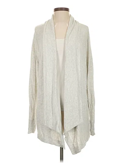 Pre-owned Athleta Cardigan Sweater In Gray