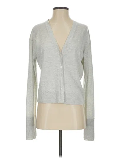 Pre-owned Athleta Cardigan Sweater In Gray