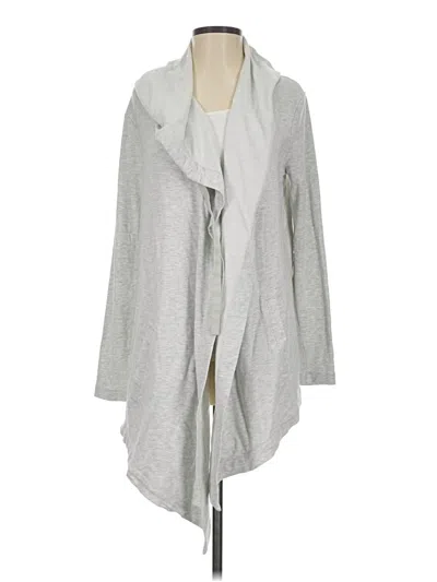 Pre-owned Athleta Cardigan Sweater In Gray