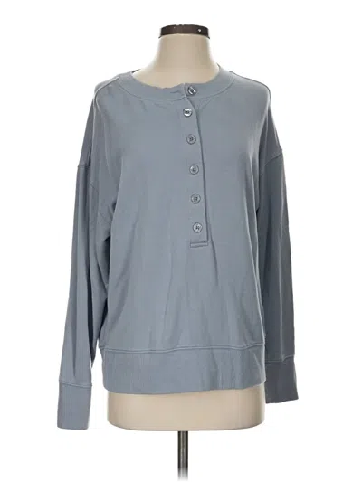 Pre-owned Athleta Cardigan Sweater In Gray