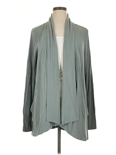 Pre-owned Athleta Cardigan Sweater In Gray