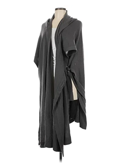 Pre-owned Athleta Cardigan Sweater In Gray