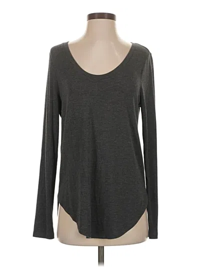 Pre-owned Athleta Cardigan Sweater In Gray