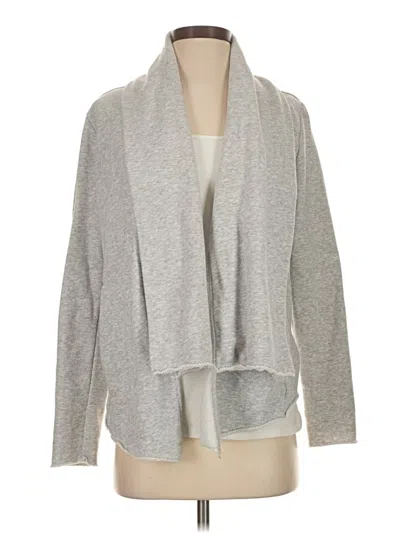 Pre-owned Athleta Cardigan Sweater In Gray