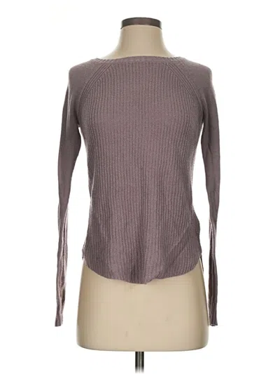 Pre-owned Athleta Cardigan Sweater In Gray