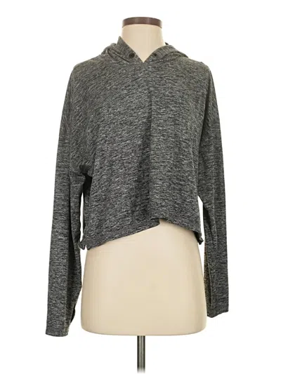 Pre-owned Athleta Cardigan Sweater In Gray