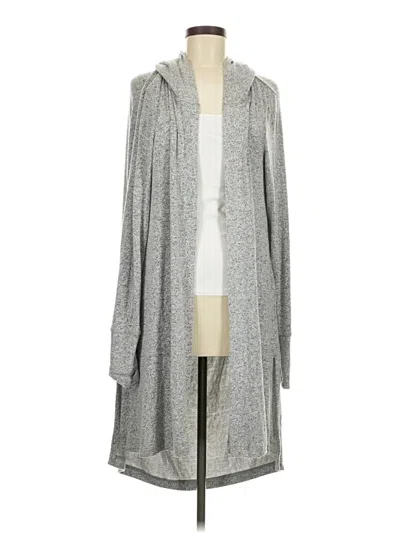 Pre-owned Athleta Cardigan Sweater In Gray