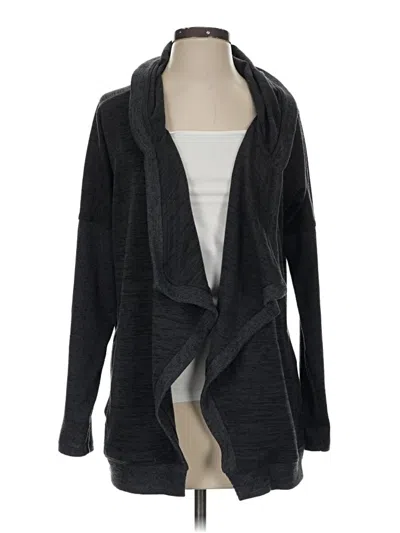 Pre-owned Athleta Cardigan Sweater In Gray