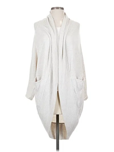 Pre-owned Athleta Cardigan Sweater In Gray