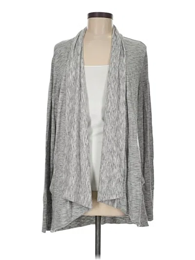 Pre-owned Athleta Cardigan Sweater In Gray