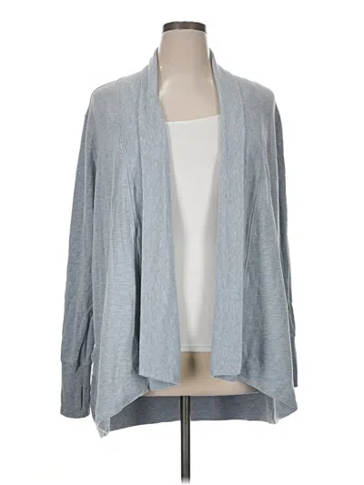 Pre-owned Athleta Cardigan Sweater In Gray