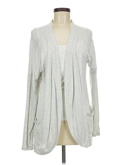Pre-owned Athleta Cardigan Sweater In Gray