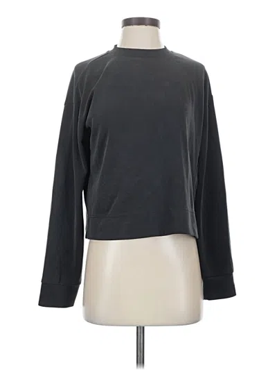 Pre-owned Athleta Cardigan Sweater In Gray