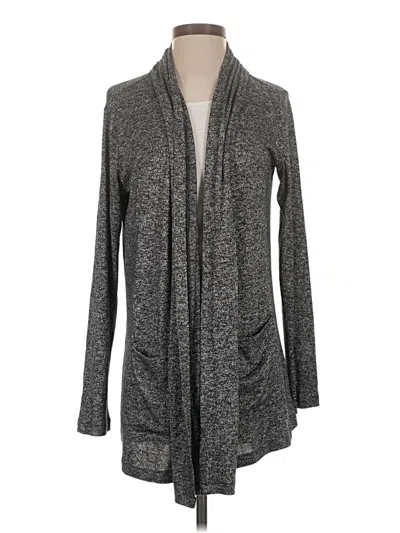 Pre-owned Athleta Cardigan Sweater In Gray