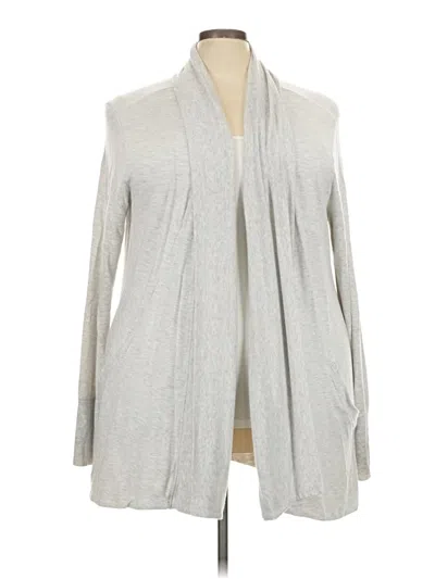 Pre-owned Athleta Cardigan Sweater In Gray