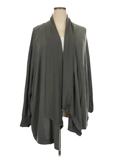 Pre-owned Athleta Cardigan Sweater In Gray