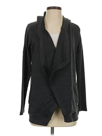Pre-owned Athleta Cardigan Sweater In Gray