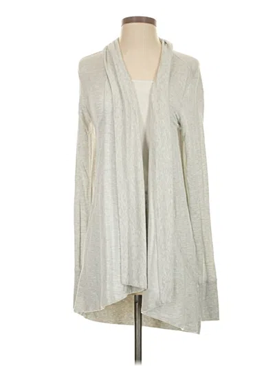 Pre-owned Athleta Cardigan Sweater In Gray