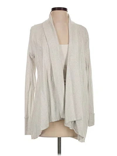 Pre-owned Athleta Cardigan Sweater In Gray