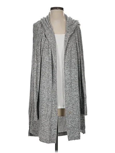 Pre-owned Athleta Cardigan Sweater In Gray