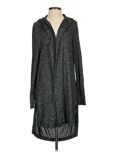 Pre-owned Athleta Cardigan Sweater In Gray
