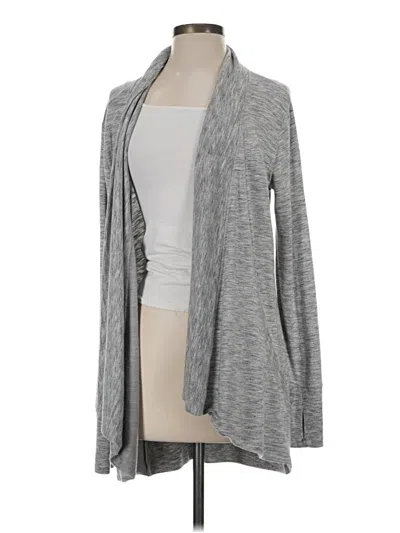 Pre-owned Athleta Cardigan Sweater In Gray