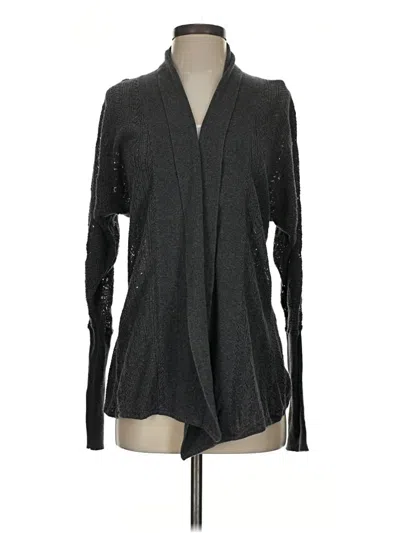 Pre-owned Athleta Cardigan Sweater In Gray