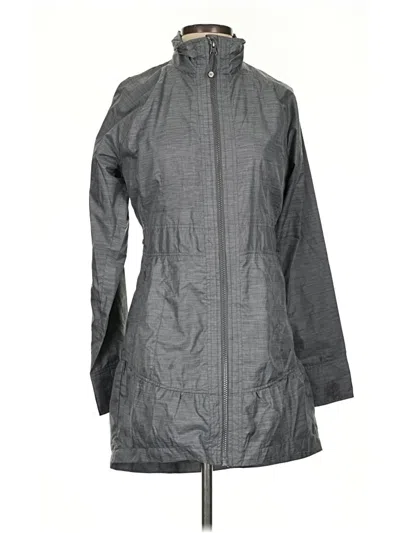 Pre-owned Athleta Cardigan Sweater In Gray