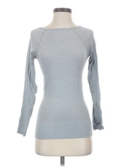 Pre-owned Athleta Cardigan Sweater In Gray