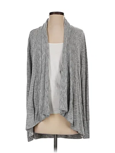 Pre-owned Athleta Cardigan Sweater In Gray