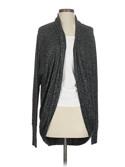 Pre-owned Athleta Cardigan Sweater In Gray